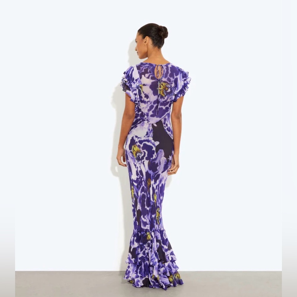 Rat & Boa Violet Floral Lucille Dress - Picture 3 of 9